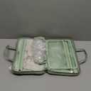 Conair Travel Toiletry Bag - Makeup Bag - Cosmetic Bag -Travel Makeup Bag (1 Count (Pack of 1), Sage Green)