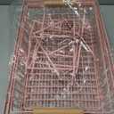 3 Tier Fruit Basket for Kitchen Counter with 2 Banana Hangers, Countertop Metal Fruit Bowl with Wooden Handle, Large Storage Stand for Vegetables, Snacks, Breads, Produce Storage – Pink