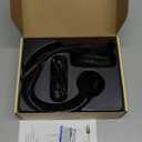 Trucker Bluetooth Headset, Wireless Headset with Mic, Bluetooth Headsets with Dual Noise Cancelling Microphone & Mute Button, 55Hrs Working Time PC Headsets for Cell Phones, Computer, Truck Driver (Black)