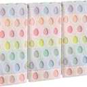 Hahafelt 3 Pcs Easter Hand Towels for Bathroom Easter Bunny Egg Rabbit Pattern 100% Cotton Absorbent Cute Spring Decorative Towels for Bathroom Kitchen Decor Gift, 13.4 x 30 Inch(Pastel,Egg)