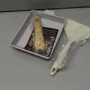 JOUTYFOR Japanese Omelette Pan, Tamagoyaki Egg Pan, Nonstick Frying Pan with Spatula, Healthy Granite Cookware, PFOS & PFOA Free, 6" x 7" (White)