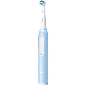 Oral-B Rechargeable Electric Toothbrush, iO3 Limited Deep Clean, 3 Cleaning Modes, Visual Pressure Sensor to Protect Gums, , Travel Case, ICY Blue