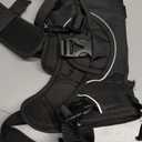 rabbitgoo Escape Proof Dog Harness, Soft Padded Full Body Pet Harness, Reflective Adjustable No Pull Vest with Lift Handle and Leash Clip for Large Dogs Walking Hiking Training, M, Black (Medium (Pack of 1))