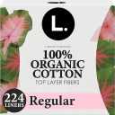 L. Ultra Thin Unscented Liners, Regular Coverage, 224 Count