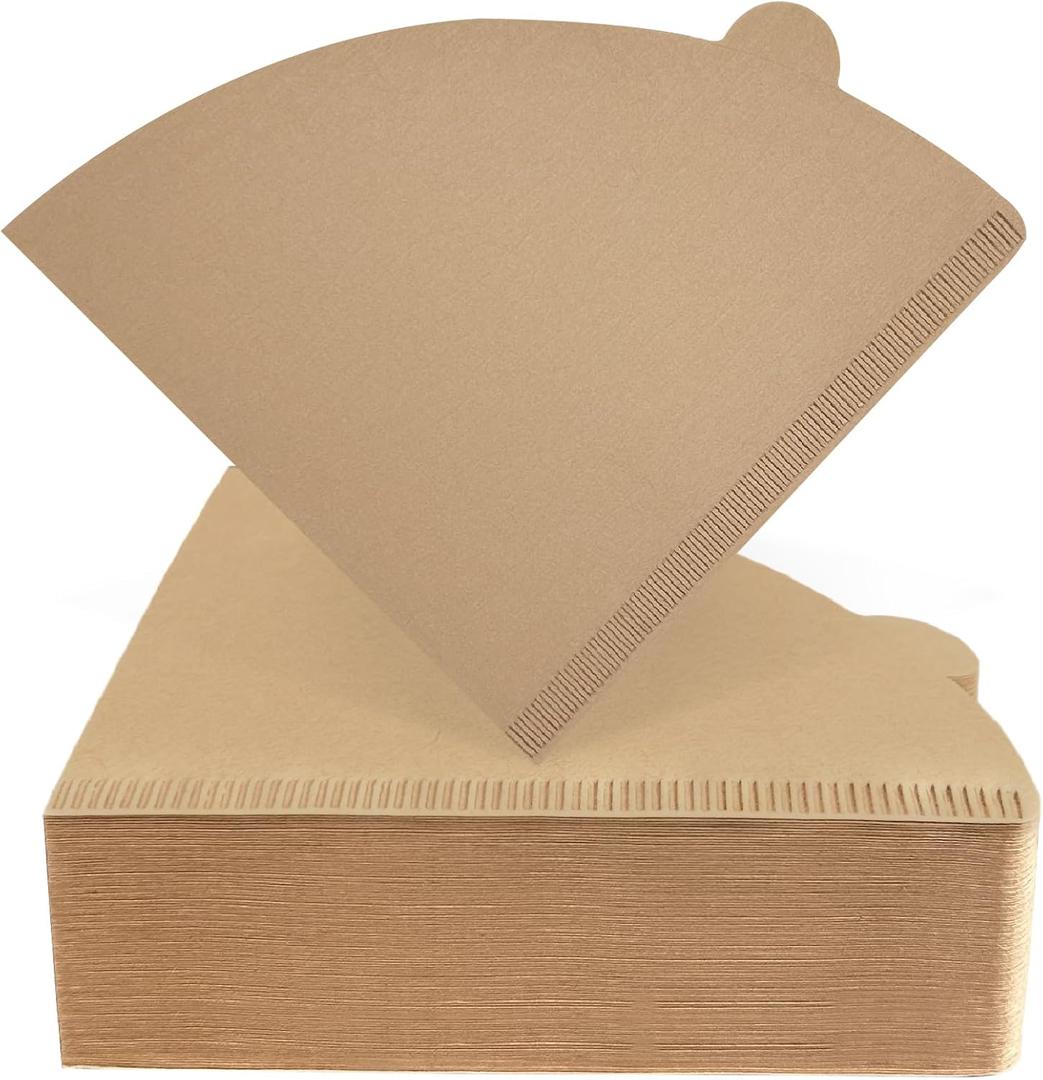 200 Count Coffee Filters 2, Cone Coffee Filters, Unbleached Natural Disposable Paper Filter 2-4 Cup Fits for Pour Over Dripper and Coffee Maker, Suitable for Home Coffee Shop Commercial