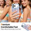 Magnetic for iPhone 17 Pro Case (2025), [Military Grade Drop Protection] [Compatible with MagSafe] Shockproof Slim Translucent Matte Anti-Slip Women Girls Men Phone Cover, Light Blue