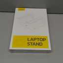 Nulaxy Fully Aluminum Detachable Laptop Stand, Ergonomic Ventilated Cooling Laptop Holder Computer Riser for Desk, Anti-Slip Design Notebook Stand Compatible with All 10-16" MacBook/Dell XPS/HP/Lenovo, Grey