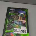 Upgraded Kids Toy Golf Set with Dinosaur Automatic Golf Returner, Led Light Up Night Golf Balls, 3 Clubs, Putting Mat, 3-8 Toddler Mini Golf Games, Indoor Outdoor Sports Toys for Boys Girls (Black)