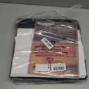 Kesfitt Christmas Ornament Storage Box with 8 Trays,Christmas Storage Container with Dividers Fits 128 Holiday Ornaments Decorations,Double Zipper,Large Xmas Organizer with Pockets(Black)