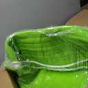 VEITHI Large Boat Fenders 4Pack 8.5 x 27,Ribbed Twin Eyes Vinyl Boat Bumpers Fenders,Boat Bumpers for Docking Come with Ropes Needles and Pump to Inflate,Pontoon Boat Fenders for Docking Neon Green 