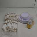 350 Piece Gold Dinnerware Set,100 Plastic Plates, 50 Cups,50 Pre Rolled Napkins with Plastic Silverware, Disposable Gold Dinnerware Set for 50 Guest