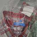 Boy's Toddler Kids Casual Short Sleeve Western Pearl Snap Button Plaid Shirt 4-16 Years