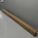 Single Curtain Rods for Windows 48 to 84 Inch(4-7ft),1 Inch Diameter Adjustable Heavy Duty Drapery Rods,with Modern Square Aluminum Alloy Finials,Antique Bronze