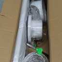 90 Degree Dryer Vent Connector Kit with Dryer Hose, Space Saving Dryer Vent Elbow for 4 Inch Tubes, Clothes Dryer Vent Connector Elbow Kit, for Tight Space