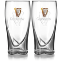 Guinness 20oz Beer Glasses Twin Pack | Certified Official Merchandise | Ideal gift for Beer Lovers