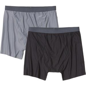 Exofficio Men's Give-N-Go 2.0 Boxer Brief 2 Pack - Breathable Durable Easy Care Travel Underwear (L)