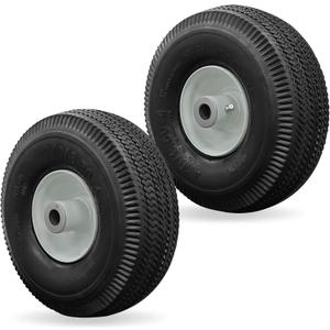 105-3471 Front Wheel and Tire Assembly Replacement for Toro TimeCutter Z 4.10/3.50-4/Exmark Quest Z-Turn Riding Mower(2 Pack)