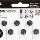 Amazon Basics 6-Pack LR44 Alkaline Button Coin Cell Battery, 1.5 Volt, Long Lasting Power, Mercury-Free