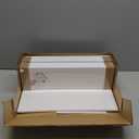 Shario Nursery Book Shelves, 4-Pack White Floating Shelves for Wall Kids, Scalloped Shelves, Wall Book Shelves for Bedroom Kids, Toddler Room, Baby Room, Nursery Decor (16.5 Inches)