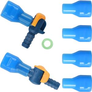 J.CARP ON-Off Switch Bite Valve Tube Nozzle Replacement for Water Bladder (7 Parts, Classic Model)