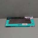 Logitech K400 Plus Wireless Touch TV Keyboard with Easy Media Control and Built-in Touchpad, HTPC Keyboard for PC-Connected TV, Windows, Android, ChromeOS, Laptop, Tablet - Black