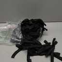 Disposable Pleated Bouffant, Polypropylene Non-Woven Hair Cover, Breathable & Latex-Free, Hygienic Hair Net (24", Black)