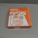 2 x 51inch Drain Hair Remover(6pack),34inch Drain Clog Remover(1pack),Drain Auger Cleaner Tool Set For Toilet, Kitchen Sink, Bathroom Tub, 7 Pack