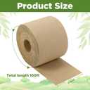 2 x Adnee 100Ft x 4In Lengthen Tree Protector Paper Wrap,Weather Resistant Tree Wrap Rolls to Keep Moisture,Trees Trunk Bandage Cover for Protecting from Frost Sun Bugs