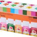 Apple Barrel Acrylic Craft Paint Set, Fiesta, Includes 12 Colors with a Gloss Finish