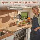 Gas Stove Top Cover: Bamboo 30 * 22 Inches Electric Stovetop Covers, Noodle Board with Handles, Wood RV Cutting Board for Kitchen Counter, 31.5 x 22.75 inches