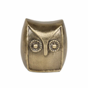 HD Designs Aluminum Owl - Gold, 4.5 in