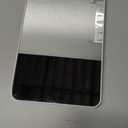 OMIRO Desk Makeup Mirror with 10X Magnifying Mirror, 10 x 7 inches Large Table Mirror with Adjustable Stand and Hanging Hole for Shaving and Travelling, White