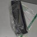 5 Pack Plastic Window Sill Saucer (16"x5.5"x1.5"), Rectangular Windowsill Plant Pot Trays with Removable Drainage Hole, Thick Plant Saucer Tray for 4 inch (10CM) Flower Seedling Pots (Black)