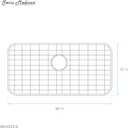 32 x 16 Stainless Steel Kitchen Sink Grid, 31" Inch