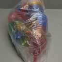 Prestee Multicolor Disposable 30 Plastic Margarita Glasses - 12 oz Hard Cocktail Cups for Cinco de Mayo Fiesta, Taco Party and Mexican Decorations - Fiesta Party Decorations - Large (Pack of 30)