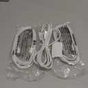 RCTech USB C to Lightning Cable 3Pack 6FT [MFi Certified] iPhone Fast Charger Cable USB-C Power Delivery Charging Cord for iPhone 14/13/12/11/XS/XR/X/8/iPad, White