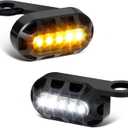 Led Motorcycle Turn Signals Switchback Mini Blinkers Handlebar Marker Light Compatible with Harley Sportster 1200 Iron 883