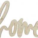 Leisure Arts Large Unfinished Wood Word, Home
