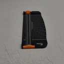 Firbon A4 Paper Cutter 12 Inch Titanium Paper Trimmer Scrapbooking Tool with Automatic Security Safeguard and Side Ruler for Craft Paper, Coupon, Label and Cardstock (Black)