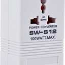 100W Voltage Converter Travel Adapter 110V/120V to 220V/240V Travel Step-Up & Down Voltage Converter Transformer