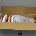 SUT 350 Pcs Red and Clear Plastic Dinnerware Set for 50 Guests, Include: 50 Dinner Plates, 50 Dessert Plates, 50 Pre Rolled Napkins With Silverware, 50 Cups, Disposable Plates for Party