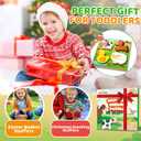 2 x Farm Animal Wooden Puzzle for Toddlers 1-3, Sensory Montessori Toy Classroom Preschool Learning Activities Educational Toy Christmas Stocking Stuffer Gift for Girls 3-5, Boys 2 3 4 5 Year Old Baby