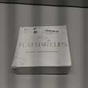 12 Pack Flat Hair Clips for Women  Matte Neutral Square Claw Clips, Flat Barrettes & Flower Pins in Black, Blonde,Light Brown & Dark Brown, Soft Touch Hair Accessories for Thick & Thin Hair