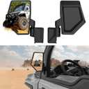 Side Mirrors for Polaris Ranger Crew/XD 1500, Adjustable Folding Door-Mounted Side Rearview Mirrors Kit for Polaris Ranger Crew/XD 1500 Northstar 2024+ Accessories, Replace #2889862