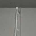 White Curtain Rods for Windows 28 to 48 inch, Adjustable 5/8 Diameter Drapery Rod Set with Brackets, Heavy Duty Metal Standard Curtain Rod for Bedroom, Kitchen, Easy Install Wall Mount