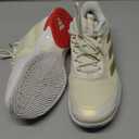 Adidas Women's Avacourt 2 Tennis Sneaker (8, Off White/Gold Metallic/White)
