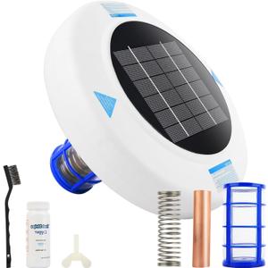 Floating Pool Cleaner with Oversized Solar Panel - No Batteries Required