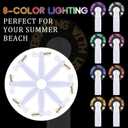 24 Pcs Mini Portable Handheld Fans Bulk For Guest LED Battery Powerful Fan Small Personal Fans Thank You For Celebrating With Us Gifts for Summer Beach Wedding Baby Shower Party Favors (24, White)