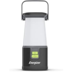 ENERGIZER WeatheReady LED Camping Lantern PRO-360, IPX4 Water Resistant Tent Light, Ultra Bright Battery Powered Lanterns for Camping, Outdoors, Emergency Power Outage (Black)