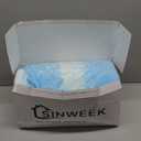 SINWEEK 2 Inch Egg Crate Memory Foam Mattress Topper Twin Size, Soft Mattress Pad for Back Pain Relief, Bed Topper, CertiPUR-US Certified, Blue